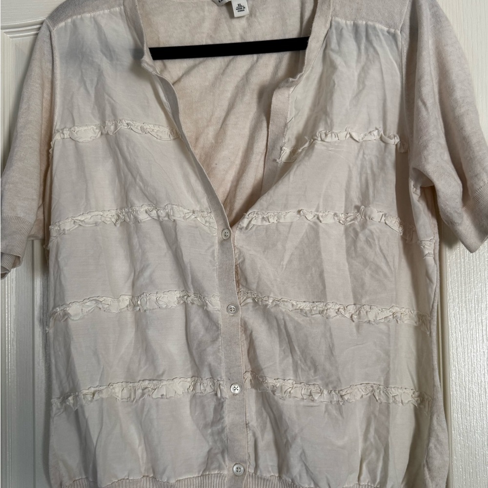 Banana Republic Cream Blouse